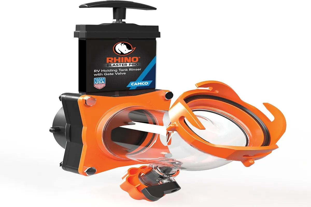 Camco RhinoBlaster RV Tank Rinser wGate Valve