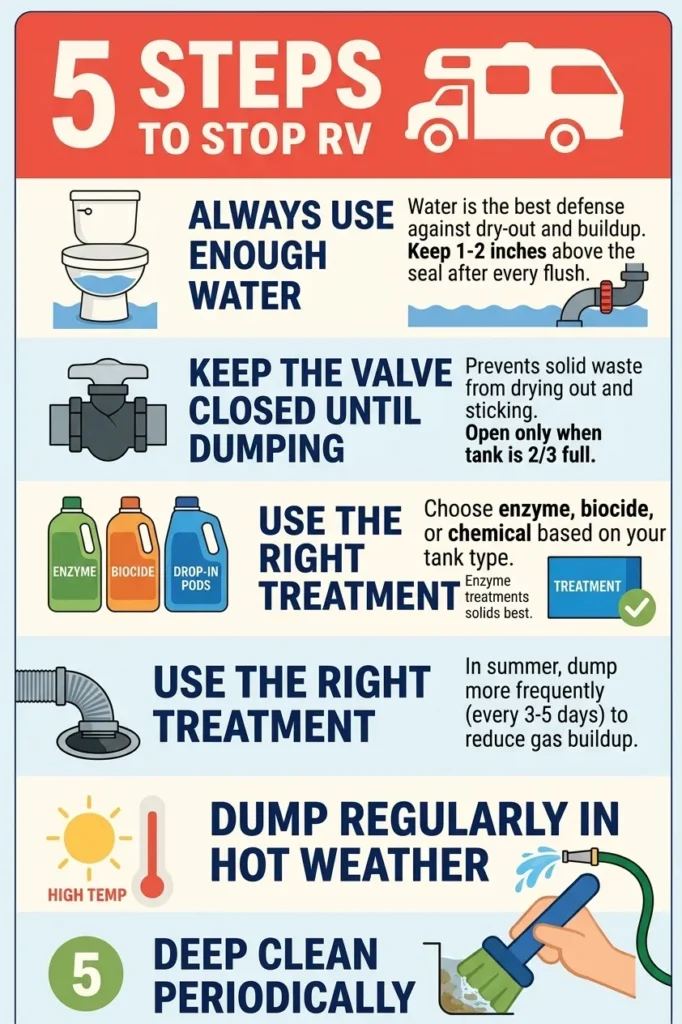 How To Stop RV Black Tank Odors