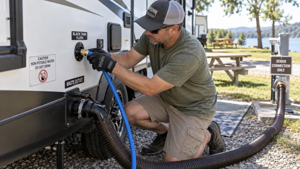 RV Black Tank Flush
