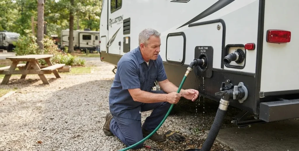 RV Black Tank Flush