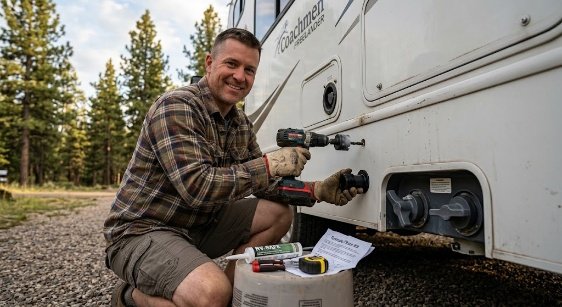 RV Black Tank Flush System — Install Guide From Real Experience